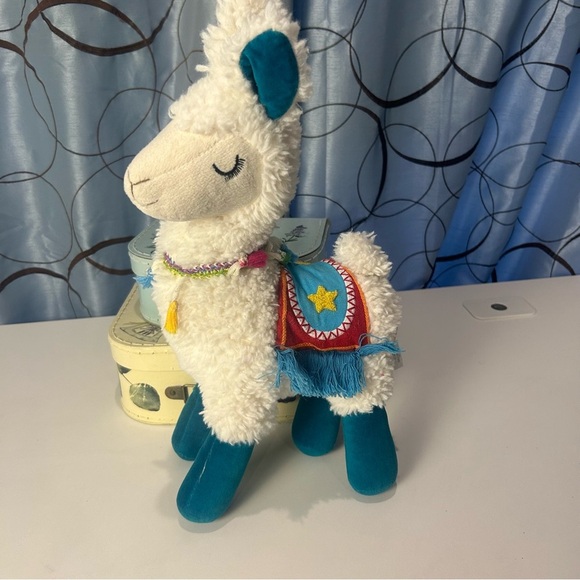 Pier One Spitz the Llama 15" colorful embellished plush retired HTF collectible - Picture 2 of 9
